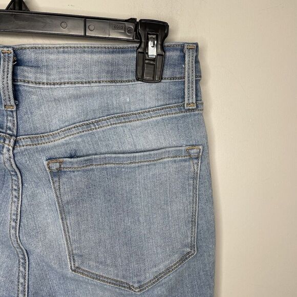 OLD NAVY Rockstar Jeans Womens 6 Distressed Skinny Raw Hem High Rise Stretch - Picture 8 of 11